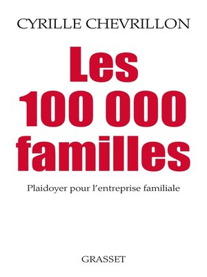 cover image of Les 100 000 familles
